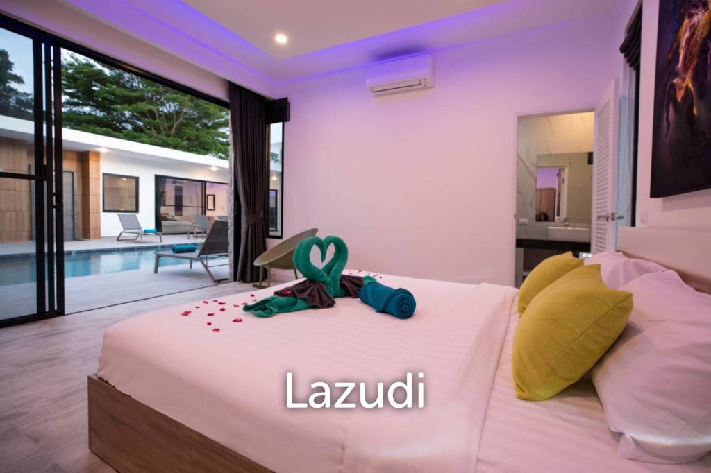 Beautiful modern 5-bedroom villa for rent in Rawai.