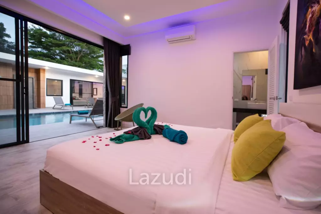 Beautiful modern 5-bedroom villa for rent in Rawai.