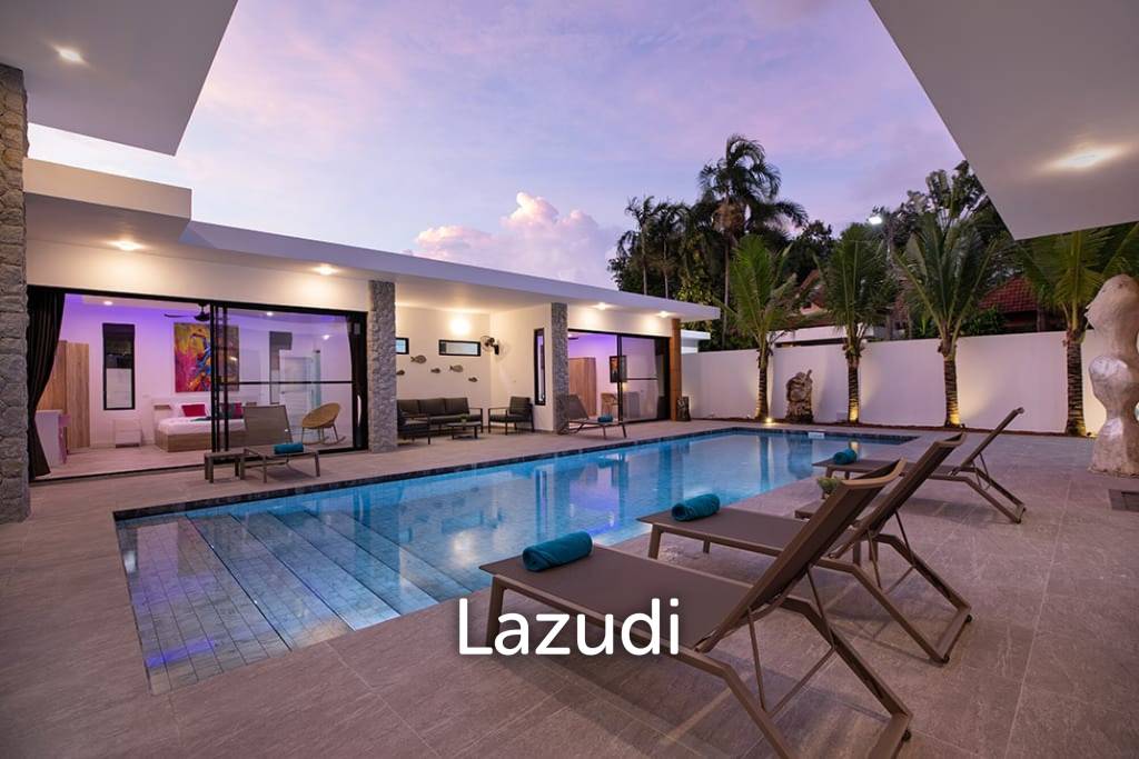 Beautiful modern 5-bedroom villa for rent in Rawai.