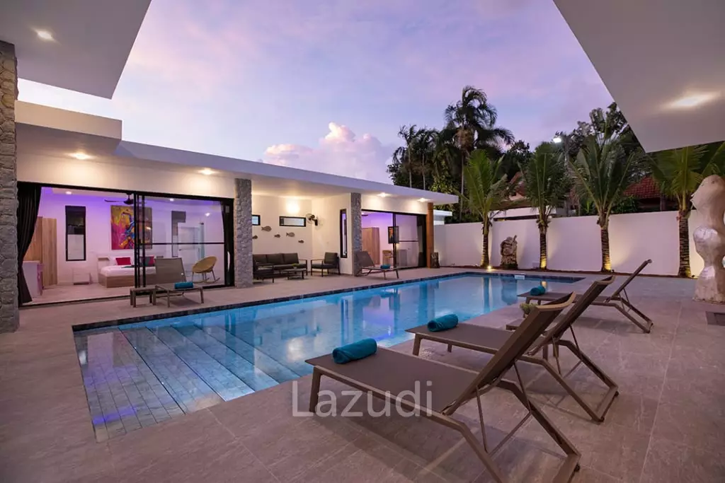 Beautiful modern 5-bedroom villa for rent in Rawai.