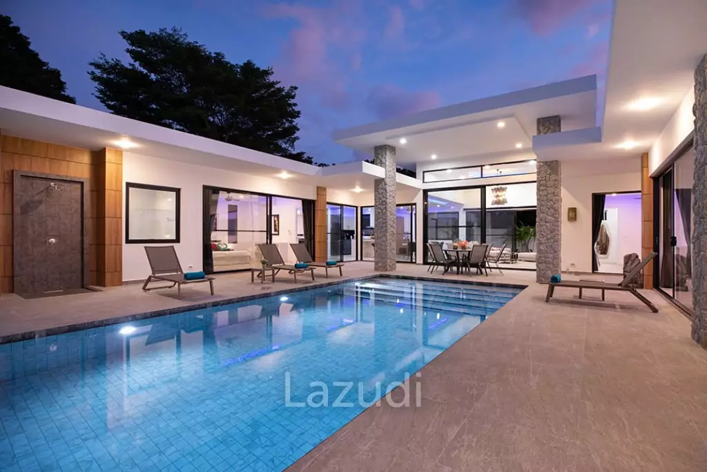 Beautiful modern 5-bedroom villa for rent in Rawai.