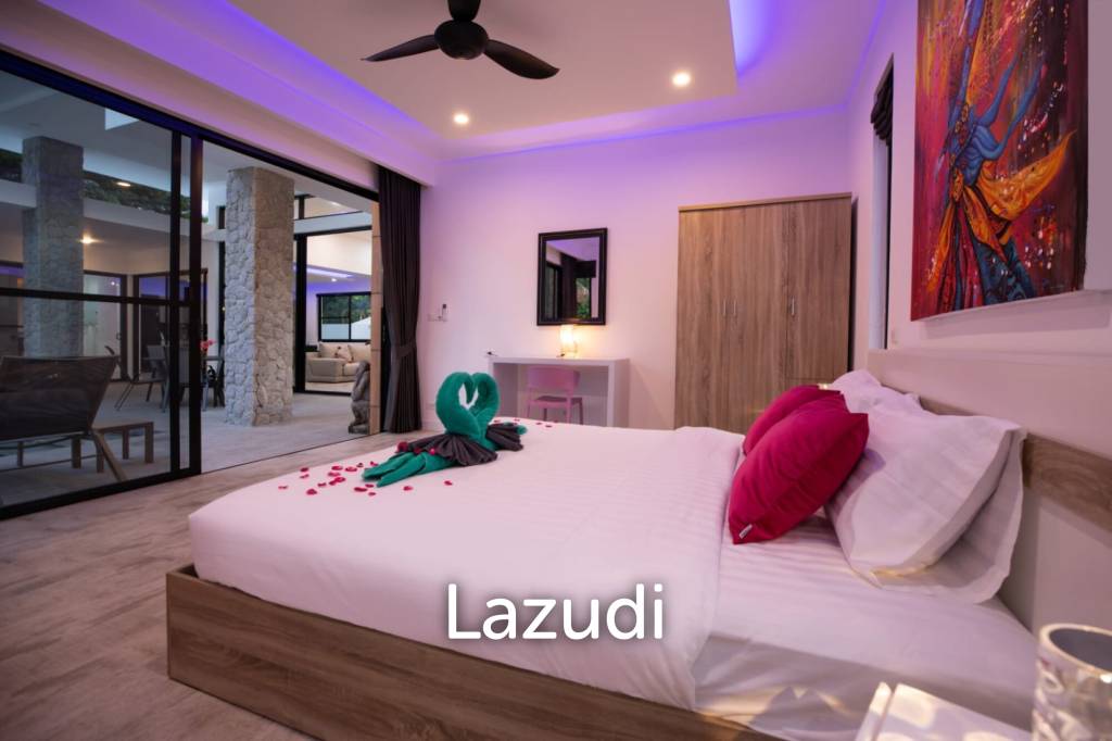 Beautiful modern 5-bedroom villa for rent in Rawai.