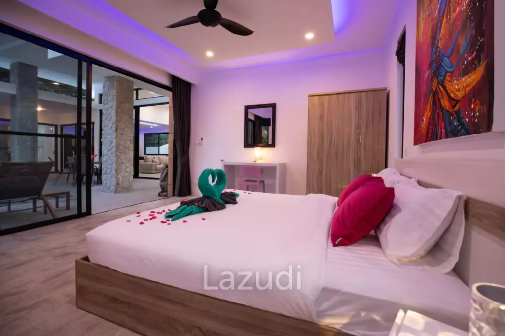 Beautiful modern 5-bedroom villa for rent in Rawai.