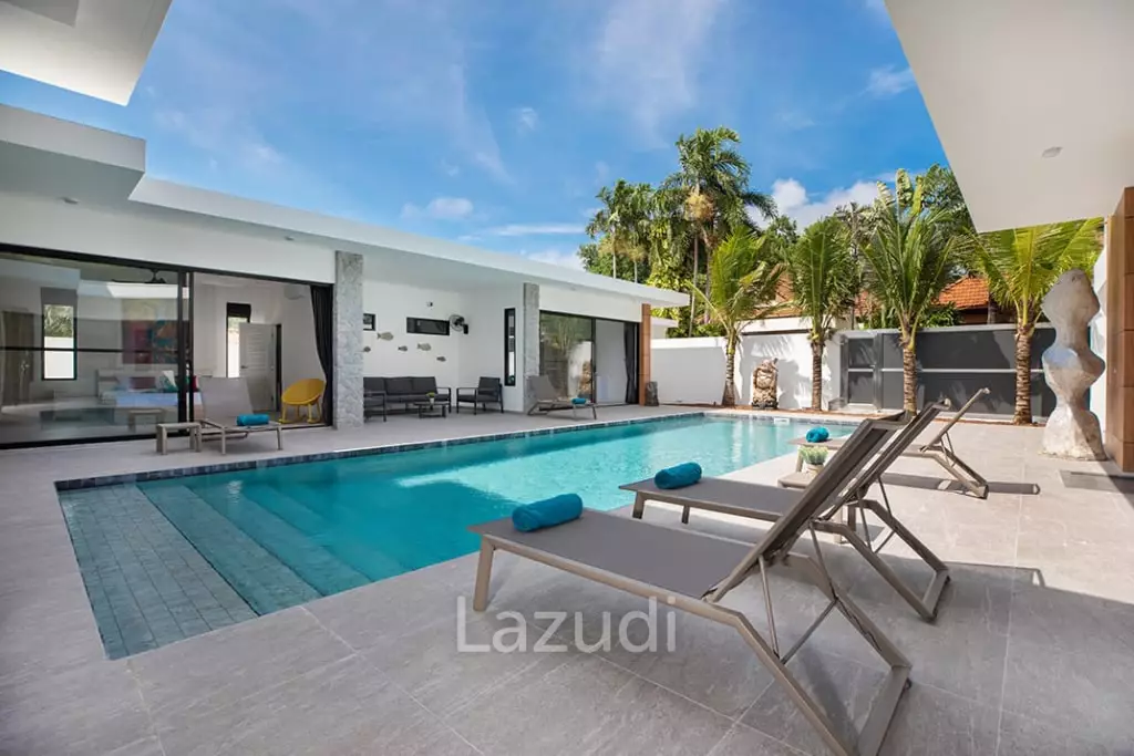 Beautiful modern 5-bedroom villa for rent in Rawai.
