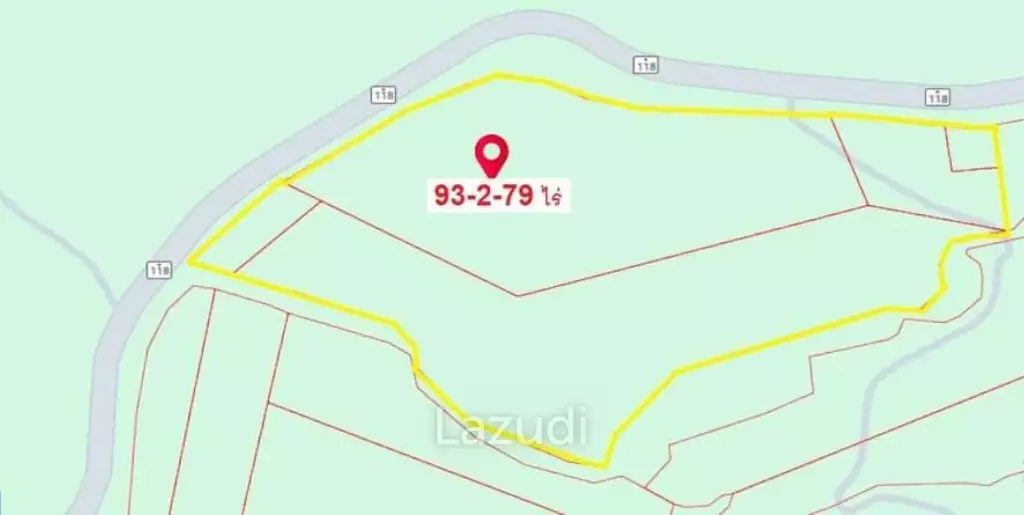 92 Rai Land For Sale With Mountain View in Mae Suai