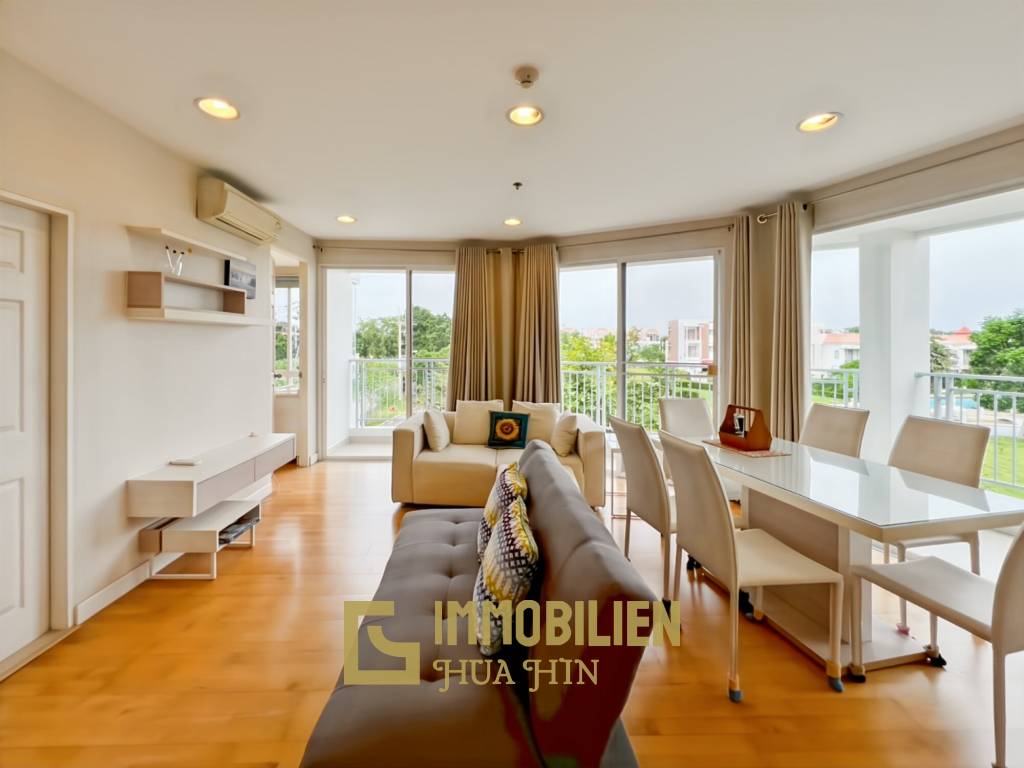 คอนโด 2 ห้องนอนพร้อมเฟอร์นิเจอร์ครบโครงการ Boathouse Hua Hin ชะอำ