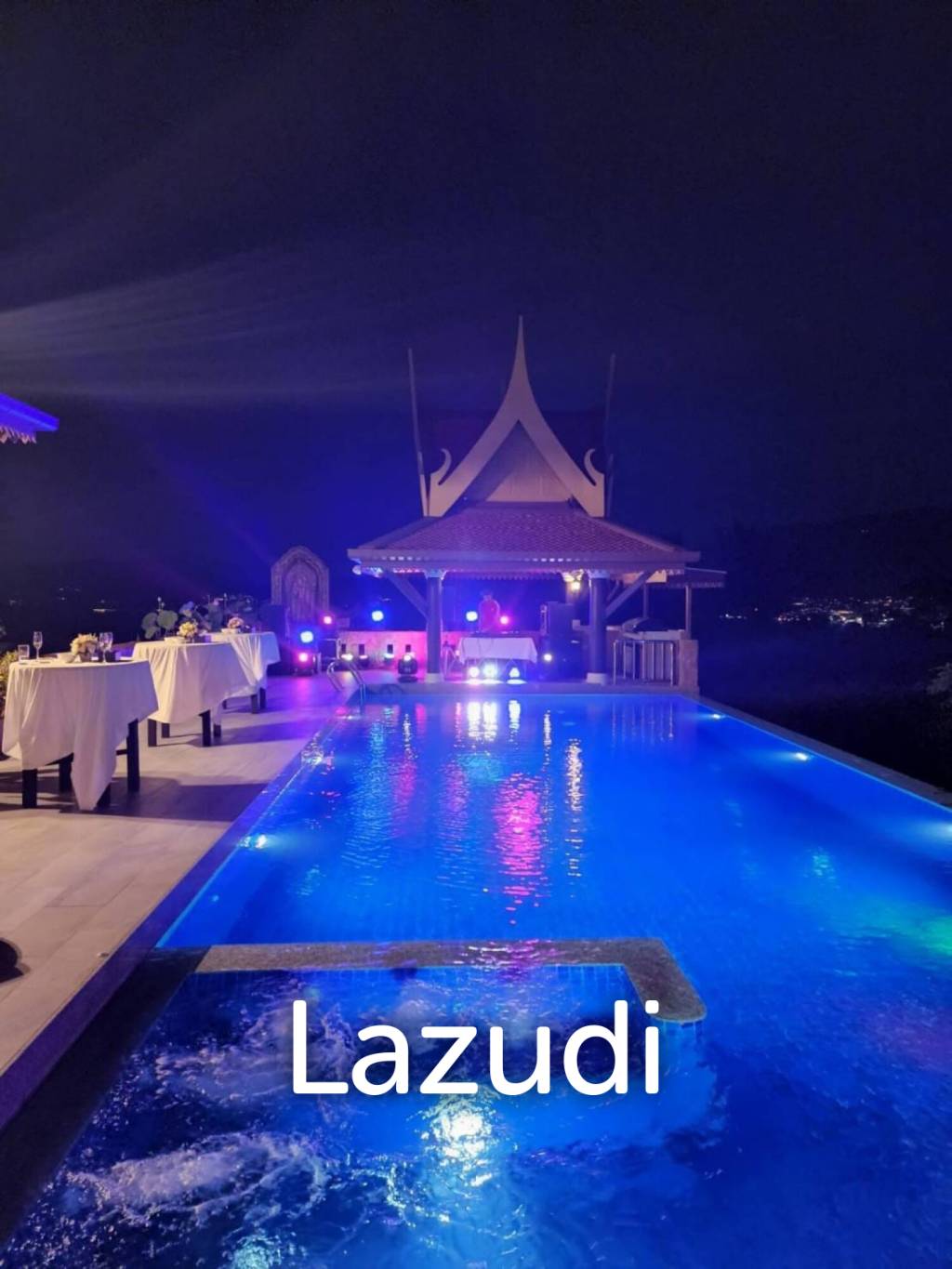 Panoramic Oceanview Thai-Style 13-Bedroom Pool Villa Near Tri Trang Beach, Patong