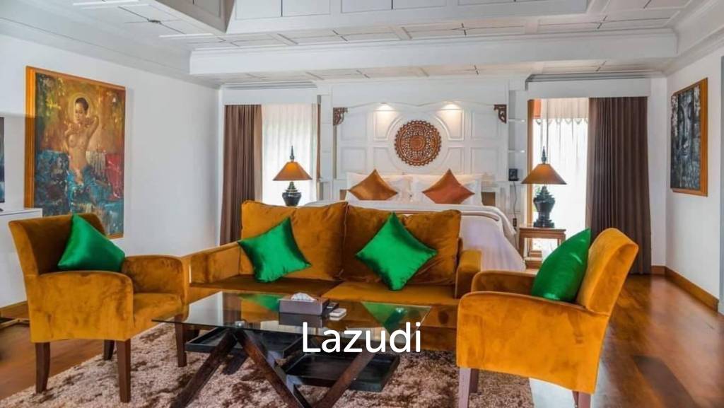 Panoramic Oceanview Thai-Style 13-Bedroom Pool Villa Near Tri Trang Beach, Patong