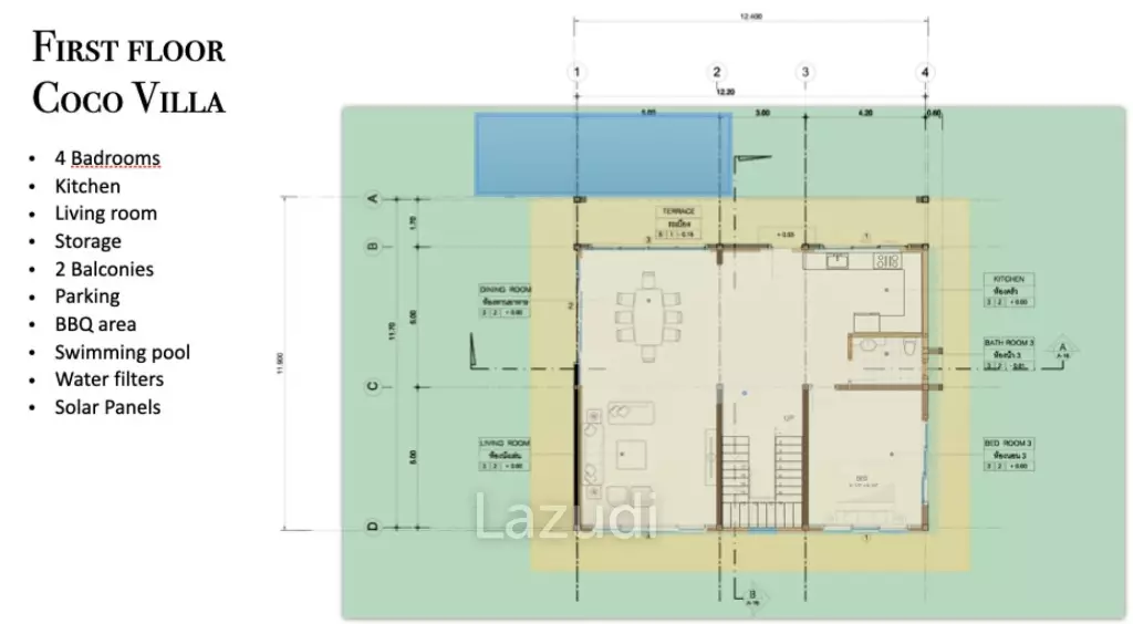 Elegant 3-Bedroom Villas in Lamai