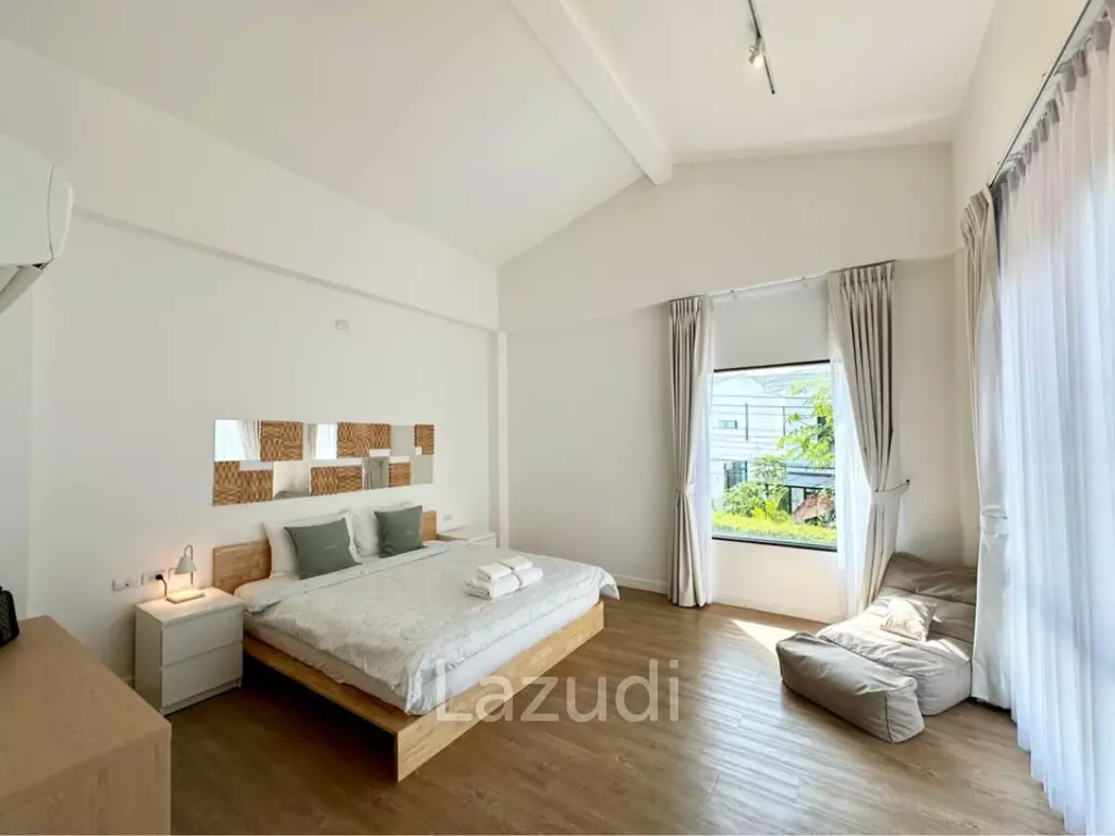 Serene Japanese-Styled 3-Bedroom House in Koh Kaew