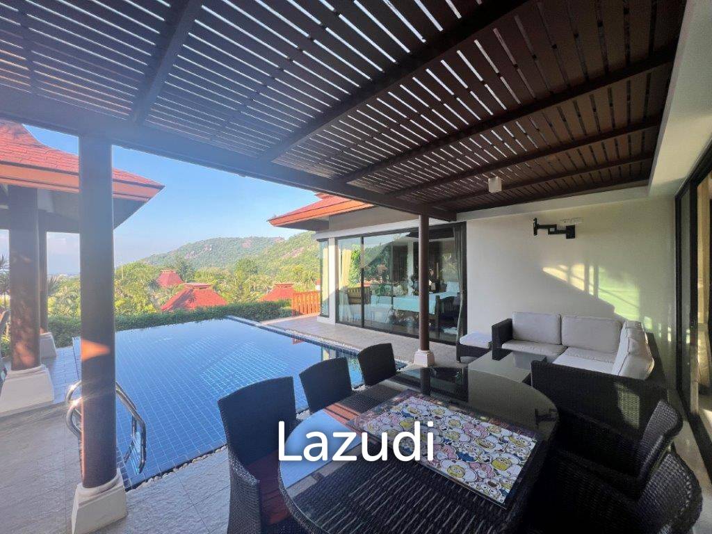 PANORAMA: Well designed and maintained FREEHOLD 3 Bed Pool Villa with Sea Views nr the Beach and Golf Course