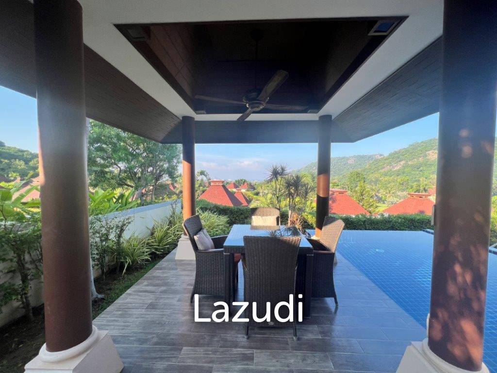 PANORAMA: Well designed and maintained FREEHOLD 3 Bed Pool Villa with Sea Views nr the Beach and Golf Course