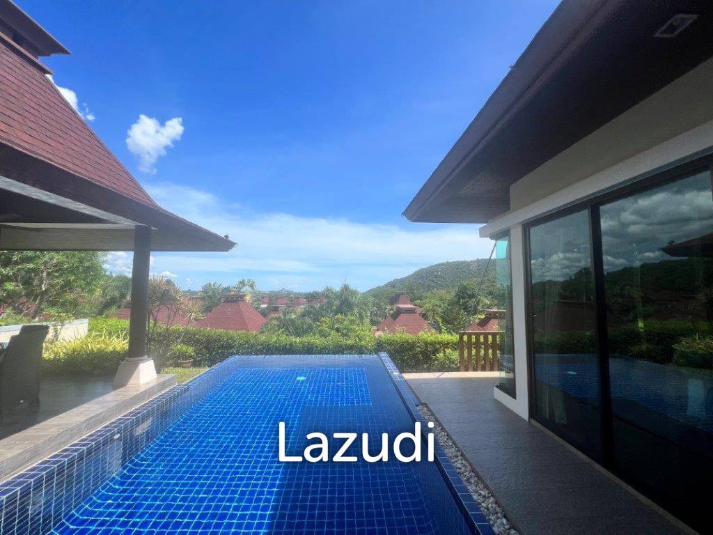 PANORAMA: Well designed and maintained FREEHOLD 3 Bed Pool Villa with Sea Views nr the Beach and Golf Course