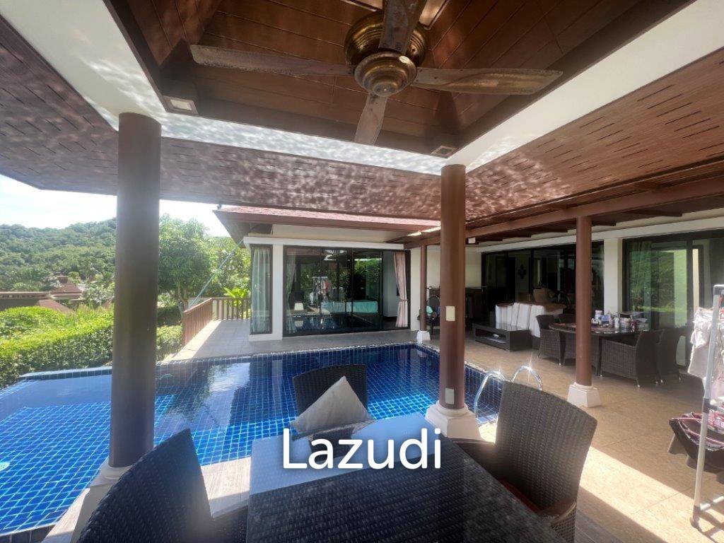 PANORAMA: Well designed and maintained FREEHOLD 3 Bed Pool Villa with Sea Views nr the Beach and Golf Course