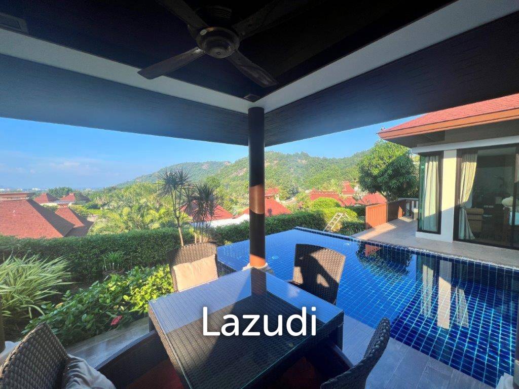 PANORAMA: Well designed and maintained FREEHOLD 3 Bed Pool Villa with Sea Views nr the Beach and Golf Course