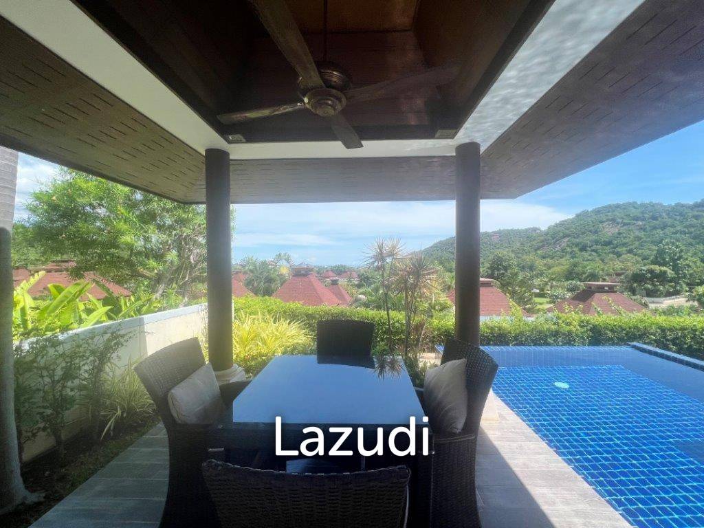 PANORAMA: Well designed and maintained FREEHOLD 3 Bed Pool Villa with Sea Views nr the Beach and Golf Course