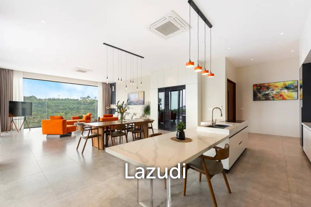 Elegant 4-Bedroom Villa in Bang Por – Ocean and Mountain Views