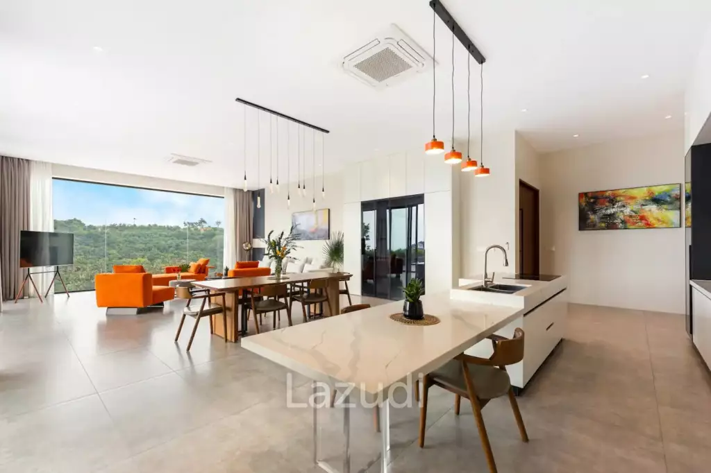 Elegant 4-Bedroom Villa in Bang Por – Ocean and Mountain Views