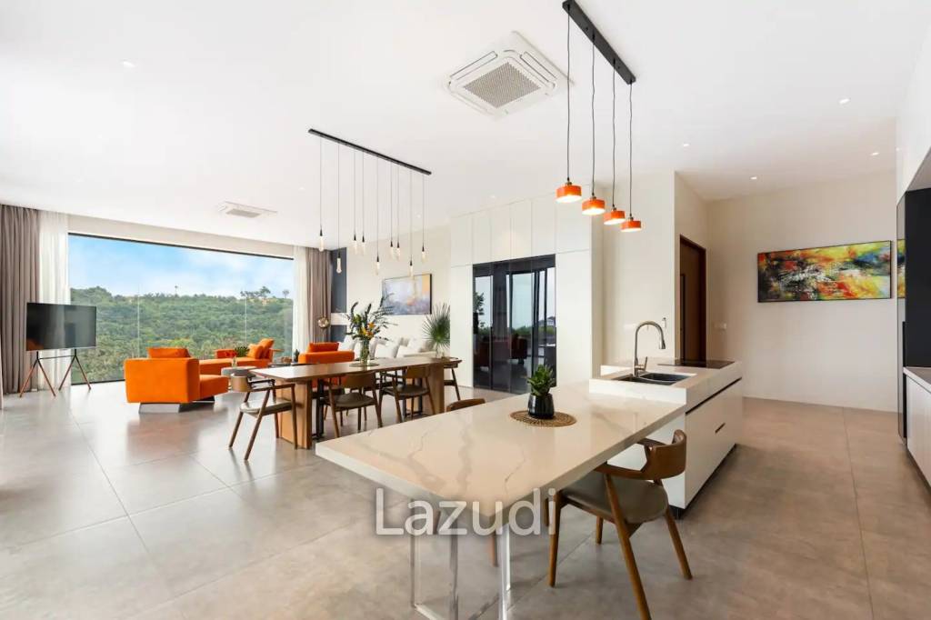 Elegant 4-Bedroom Villa in Bang Por – Ocean and Mountain Views