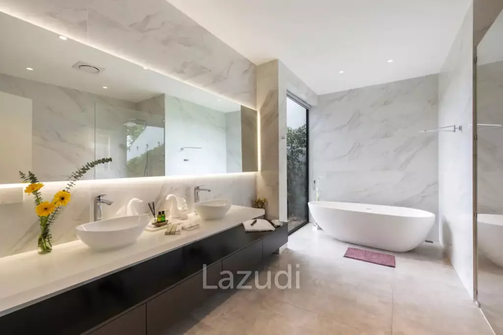 Elegant 4-Bedroom Villa in Bang Por – Ocean and Mountain Views