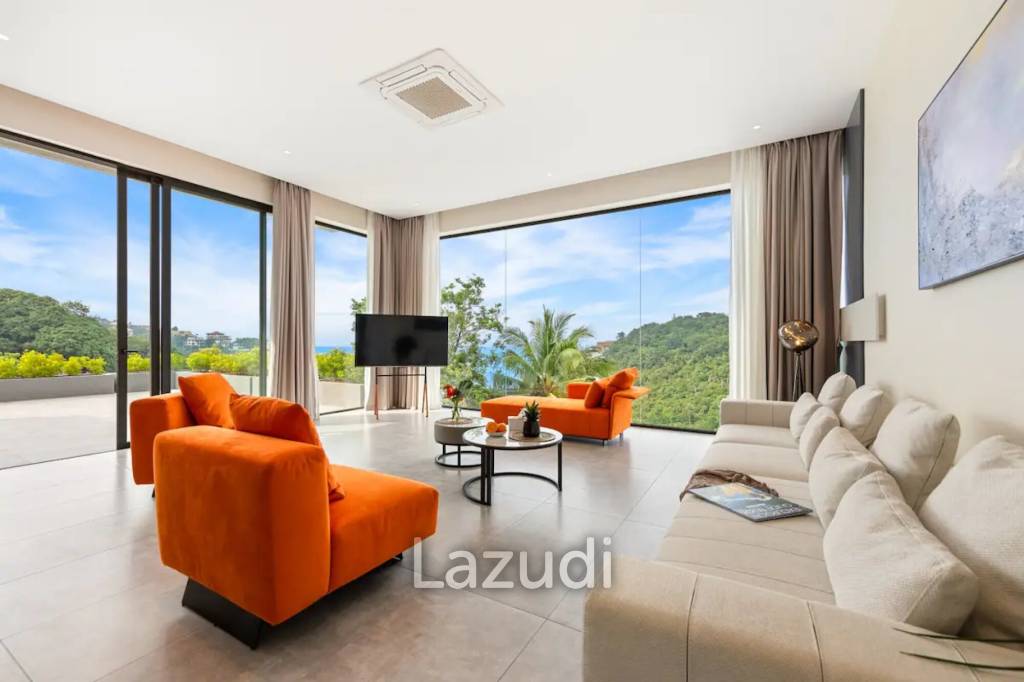 Elegant 4-Bedroom Villa in Bang Por – Ocean and Mountain Views