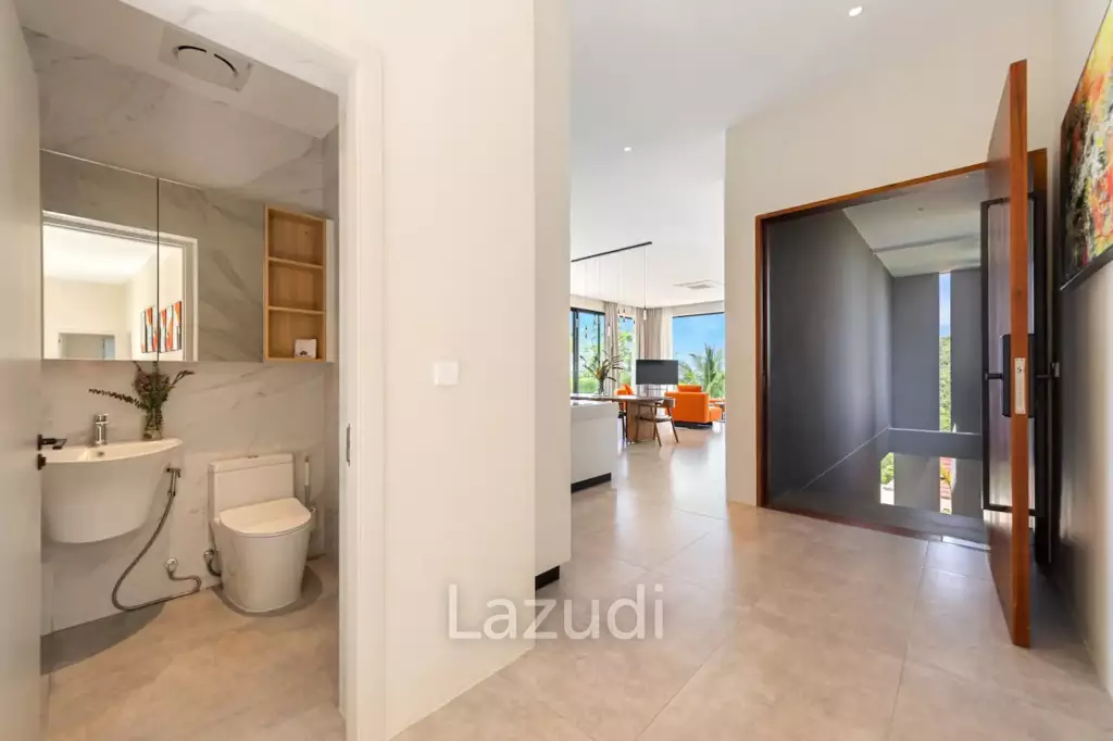 Elegant 4-Bedroom Villa in Bang Por – Ocean and Mountain Views