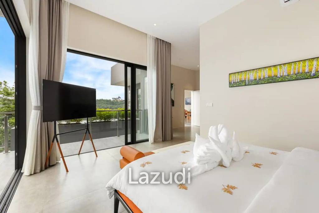 Elegant 4-Bedroom Villa in Bang Por – Ocean and Mountain Views