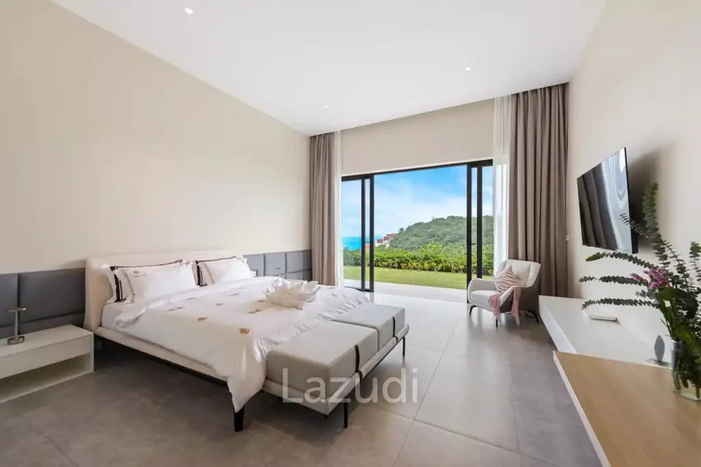 Elegant 4-Bedroom Villa in Bang Por – Ocean and Mountain Views
