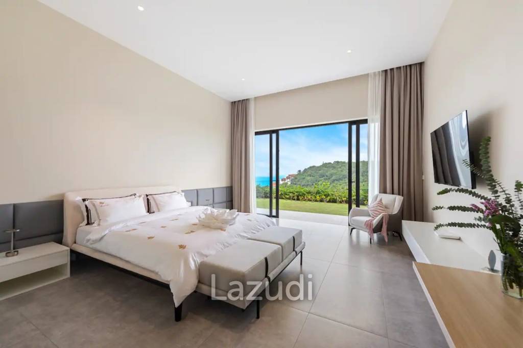 Elegant 4-Bedroom Villa in Bang Por – Ocean and Mountain Views
