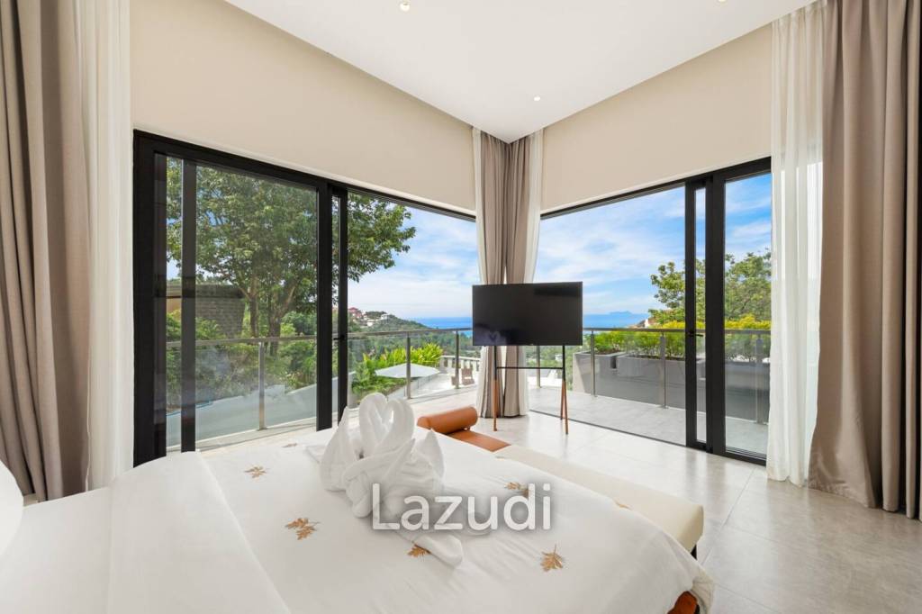 Elegant 4-Bedroom Villa in Bang Por – Ocean and Mountain Views