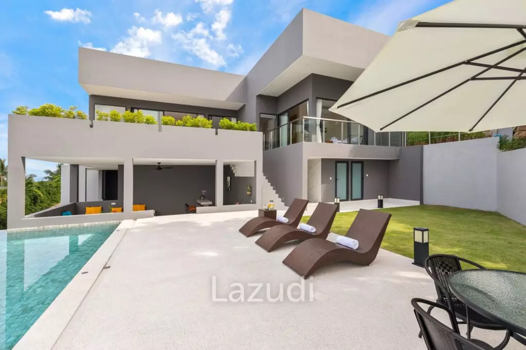 Elegant 4-Bedroom Villa in Bang Por – Ocean and Mountain Views