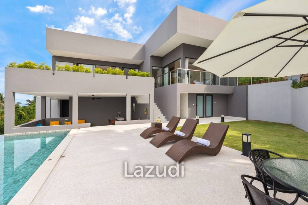 Elegant 4-Bedroom Villa in Bang Por – Ocean and Mountain Views