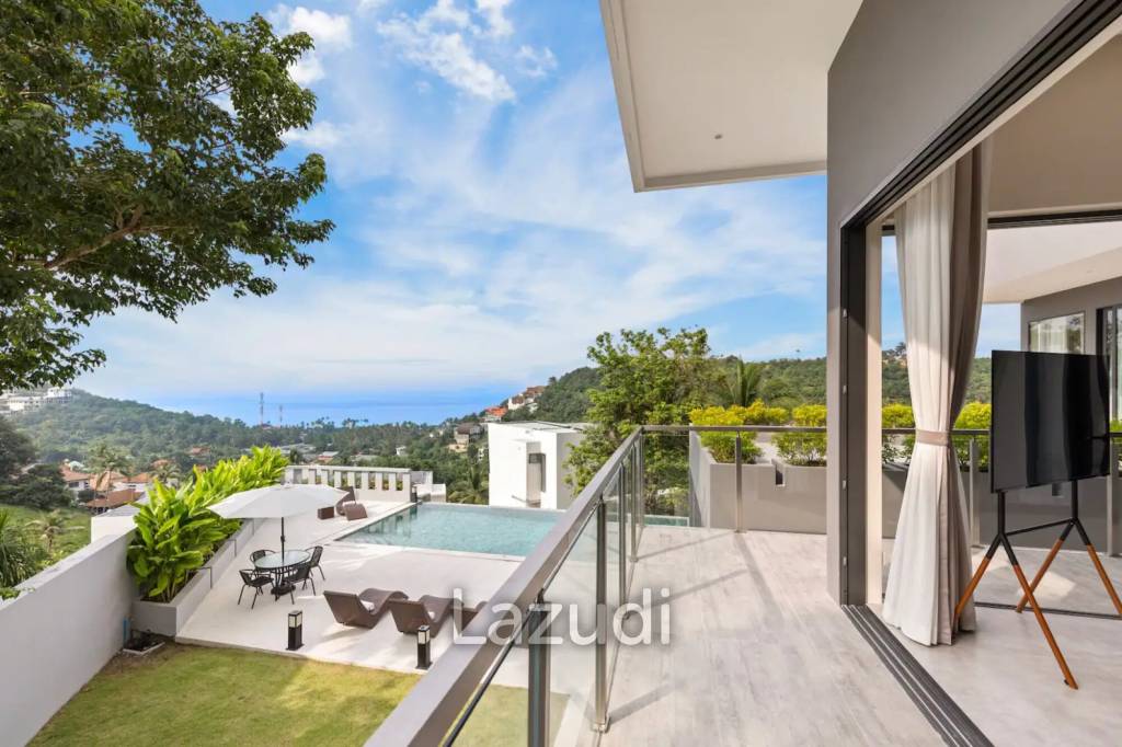 Elegant 4-Bedroom Villa in Bang Por – Ocean and Mountain Views