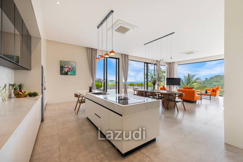 Elegant 4-Bedroom Villa in Bang Por – Ocean and Mountain Views