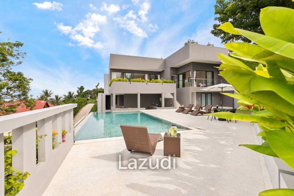 Elegant 4-Bedroom Villa in Bang Por – Ocean and Mountain Views
