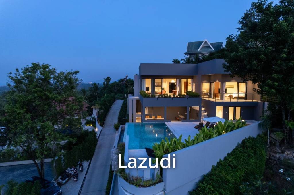 Elegant 4-Bedroom Villa in Bang Por – Ocean and Mountain Views