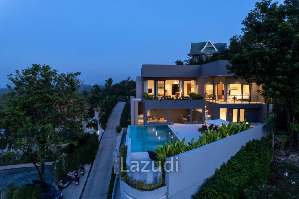 Elegant 4-Bedroom Villa in Bang Por – Ocean and Mountain Views