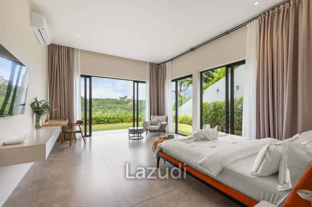 Elegant 4-Bedroom Villa in Bang Por – Ocean and Mountain Views