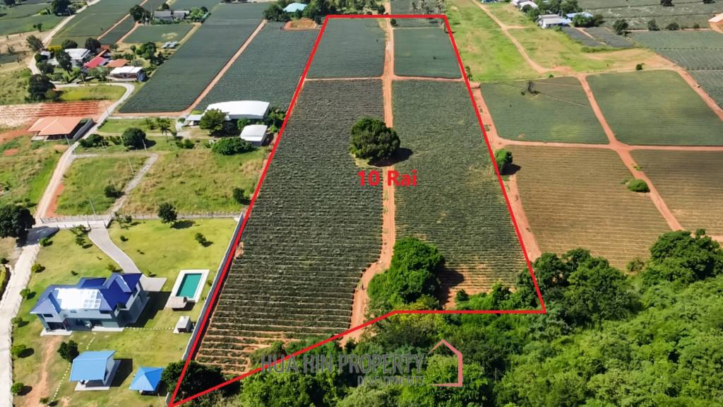 Prime Development Land - 10 Rai in Khao Tao - Pak Nam Pran