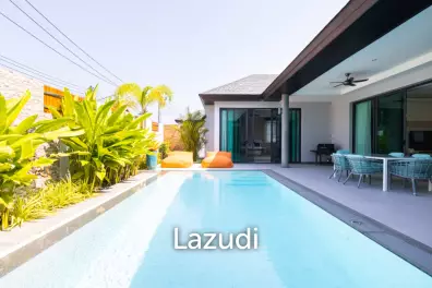 Moden 3 Bedroom Pool Villa For Rent In Soi Pasak 3, Thalang