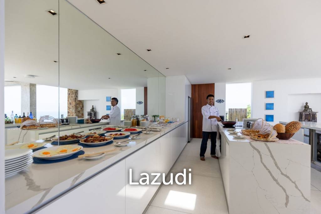 Exclusive Ultra-Luxury Sea Views 5-Bed Villa in Bang Por, Ko Samui