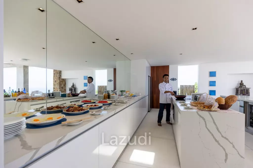 Exclusive Ultra-Luxury Sea Views 5-Bed Villa in Bang Por, Ko Samui