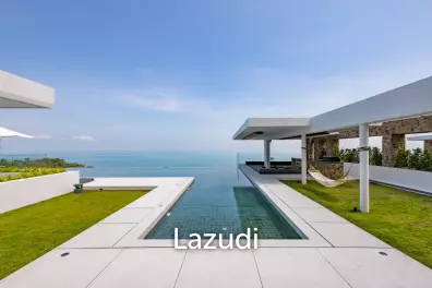 Exclusive Ultra-Luxury Sea Views 5-Bed Villa in Bang Por, Ko Samui