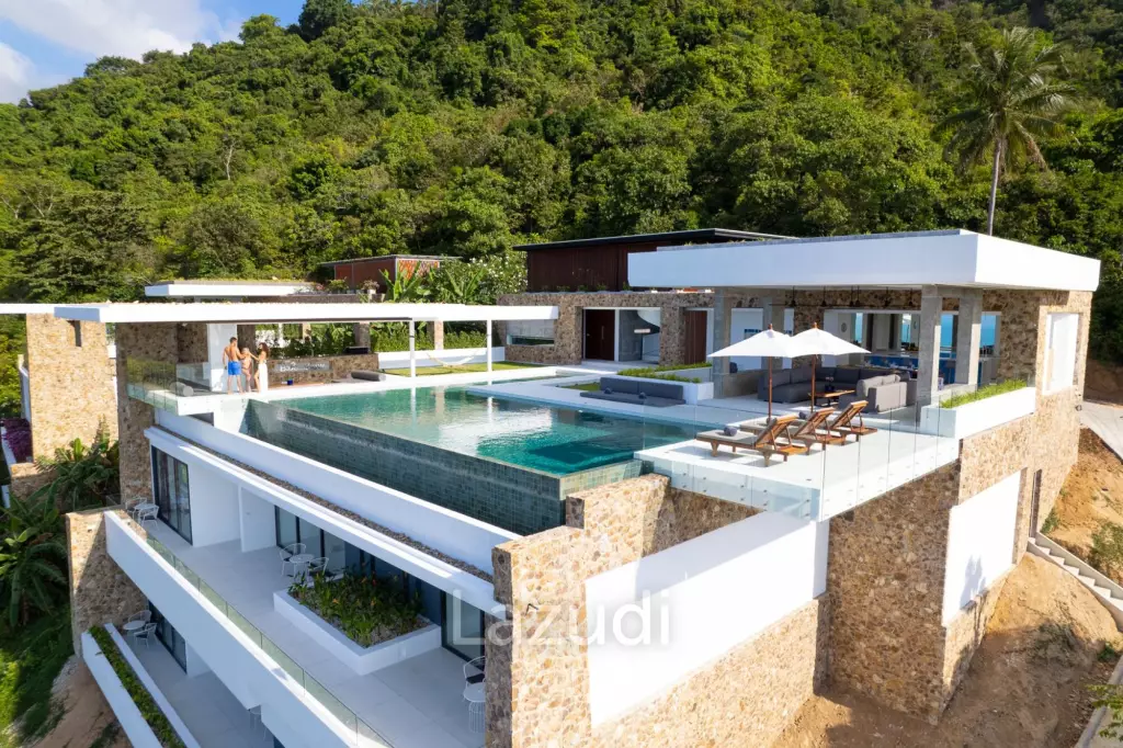 Exclusive Ultra-Luxury Sea Views 5-Bed Villa in Bang Por, Ko Samui