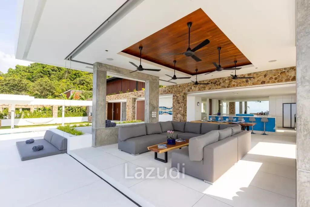 Exclusive Ultra-Luxury Sea Views 5-Bed Villa in Bang Por, Ko Samui