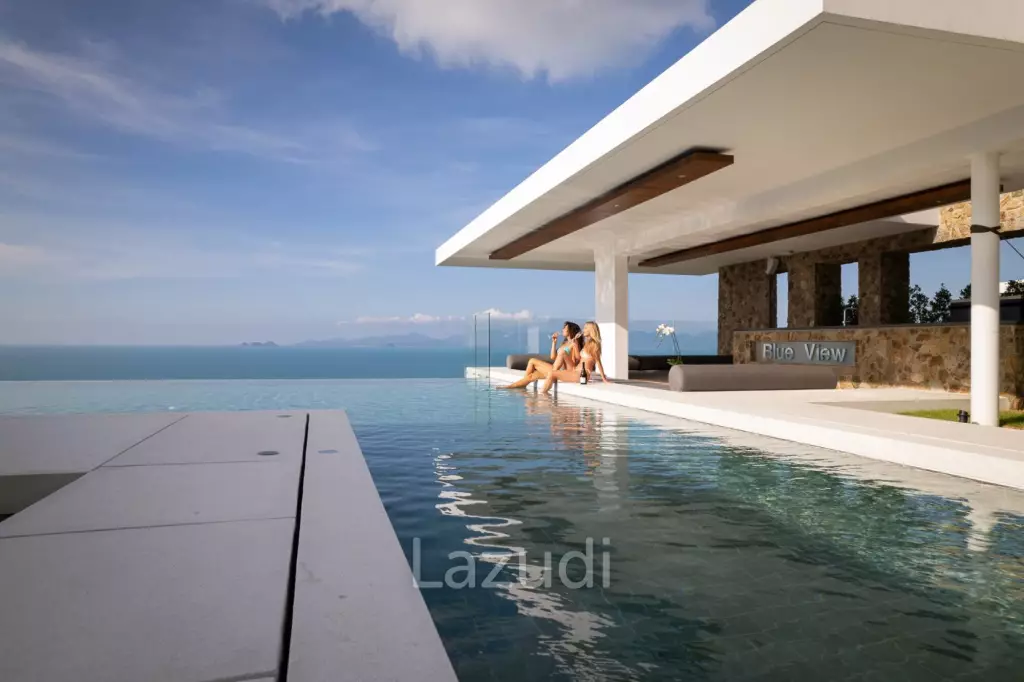 Exclusive Ultra-Luxury Sea Views 5-Bed Villa in Bang Por, Ko Samui