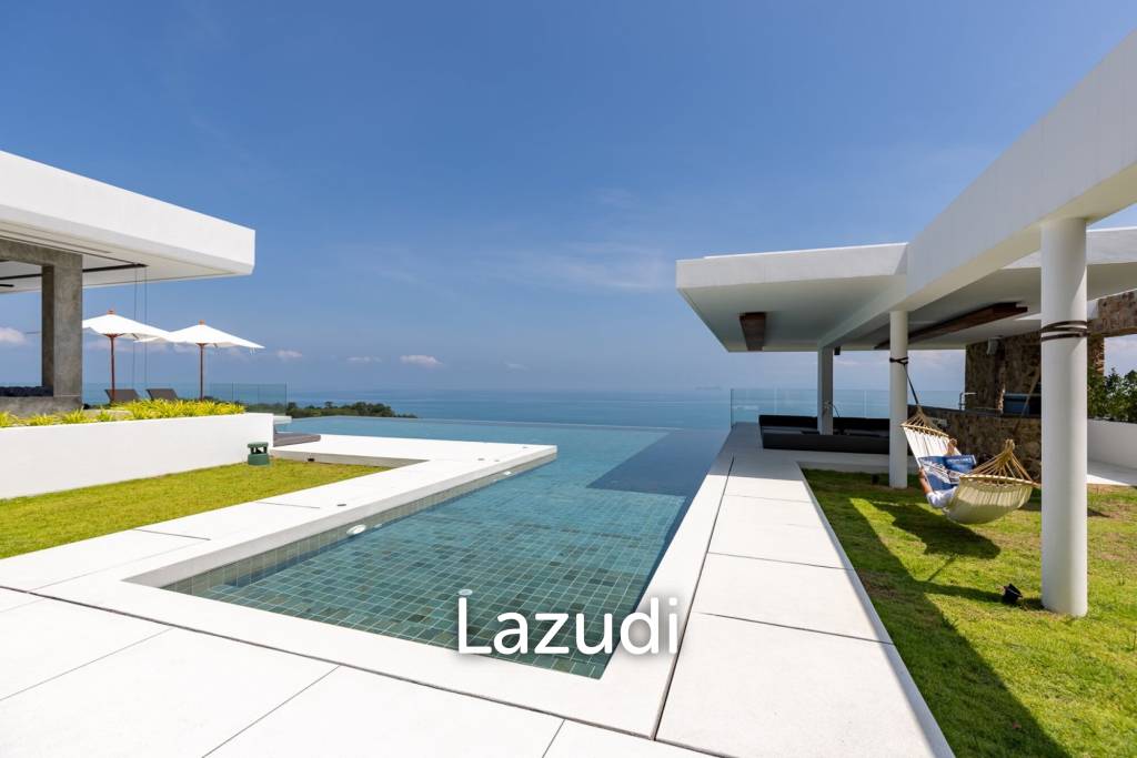 Exclusive Ultra-Luxury Sea Views 5-Bed Villa in Bang Por, Ko Samui