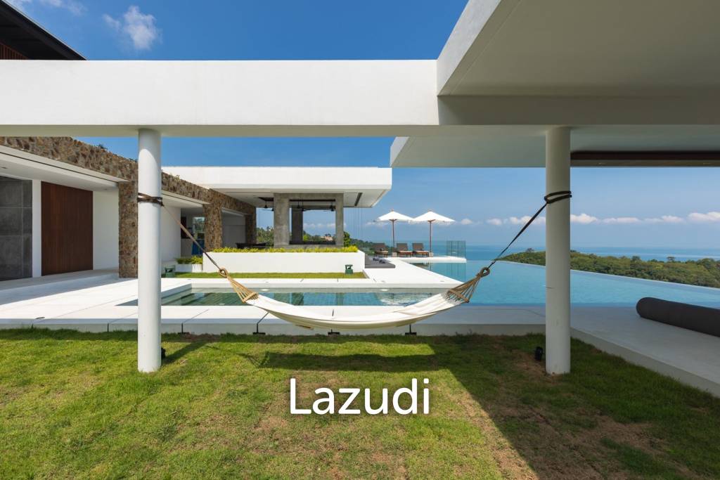Exclusive Ultra-Luxury Sea Views 5-Bed Villa in Bang Por, Ko Samui
