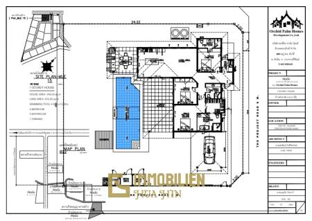 3 Bed 3 Bath 248 SQ.M Mali Lotus Executive by Orchid Palm Homes