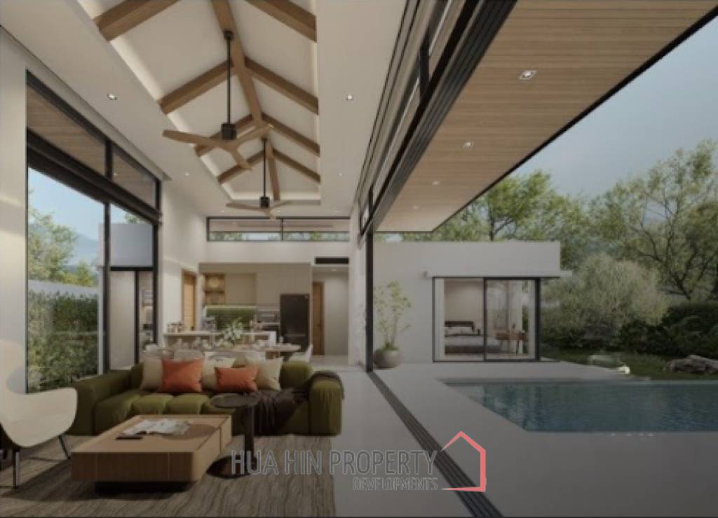 3 Bedroom-Luxury Villa with Pool in Botanica Hua Hin